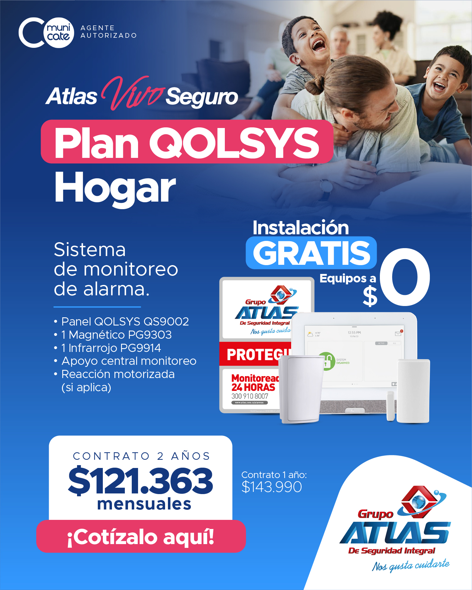 FLYER ATLAS HOGAR ALARMA QOLSYS