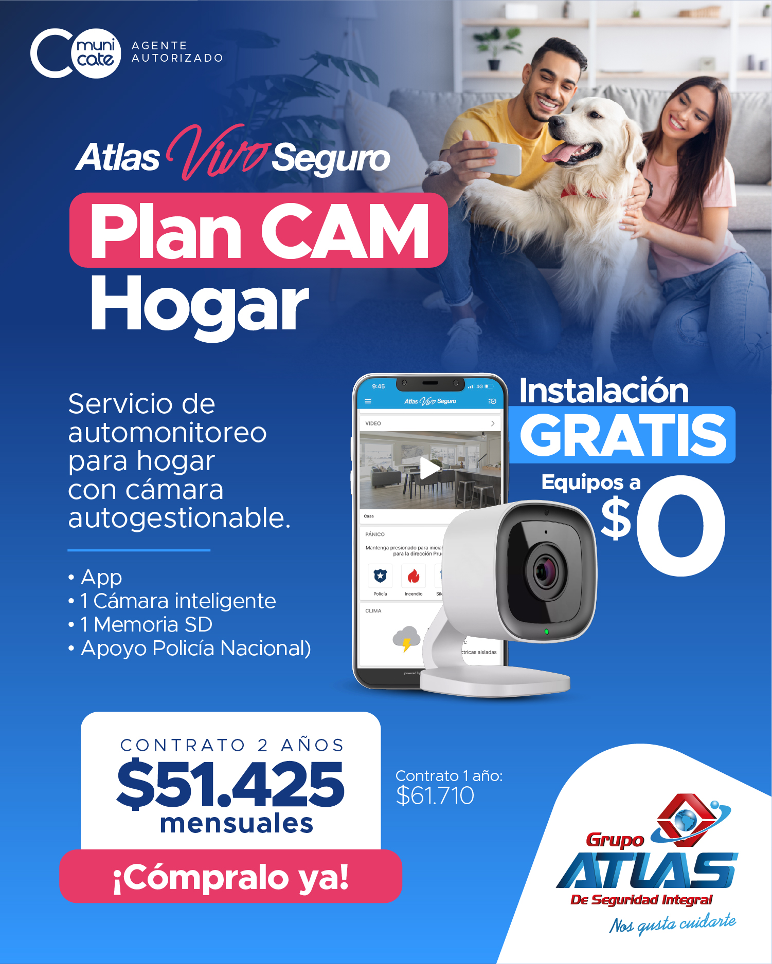 FLYER ATLAS HOGAR CAMARA