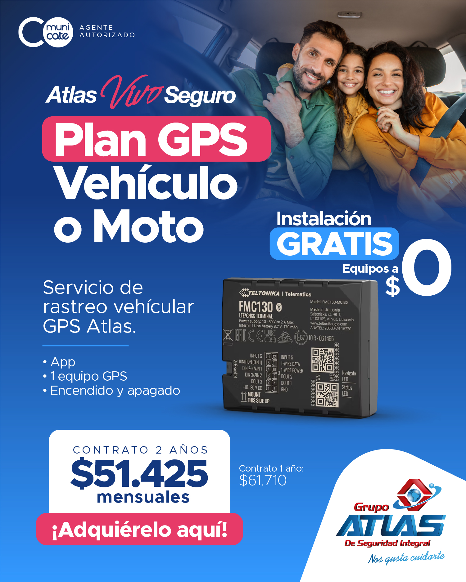 FLYER ATLAS HOGAR GPS